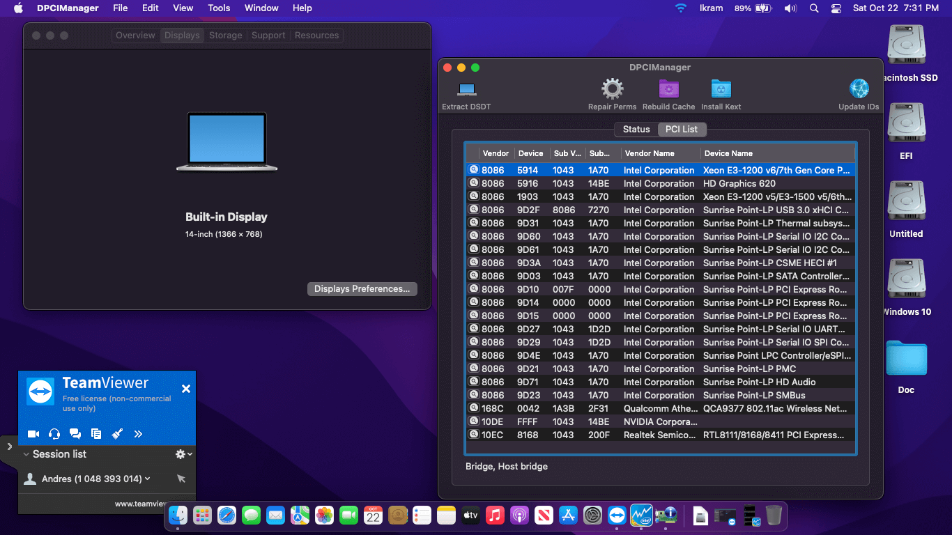 Asus A442UR GA042T 3rd [KabyLake R   Intel UHD 620 + I2C]   OpenCore 2